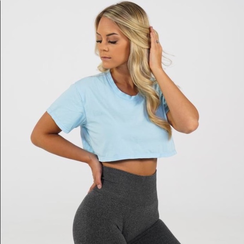 NVGTN everyday baby blue tee